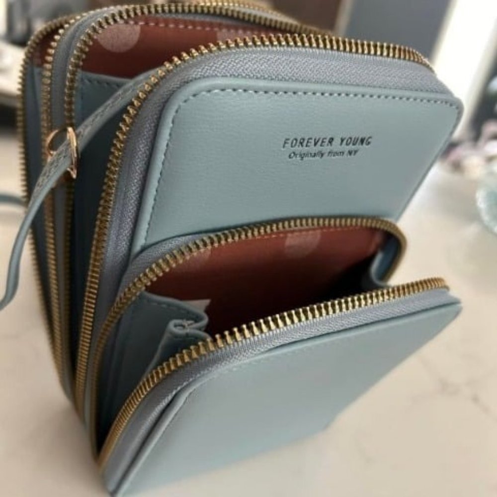 Small Crossbody Cell Phone Bag for Women, Mini Over Shoulder Handbag Purse
